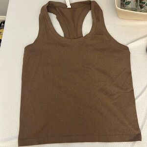 Athleta racerback sparkly stretch top